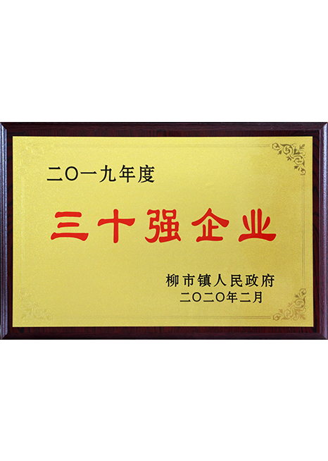 三十強(qiáng)企業(yè)